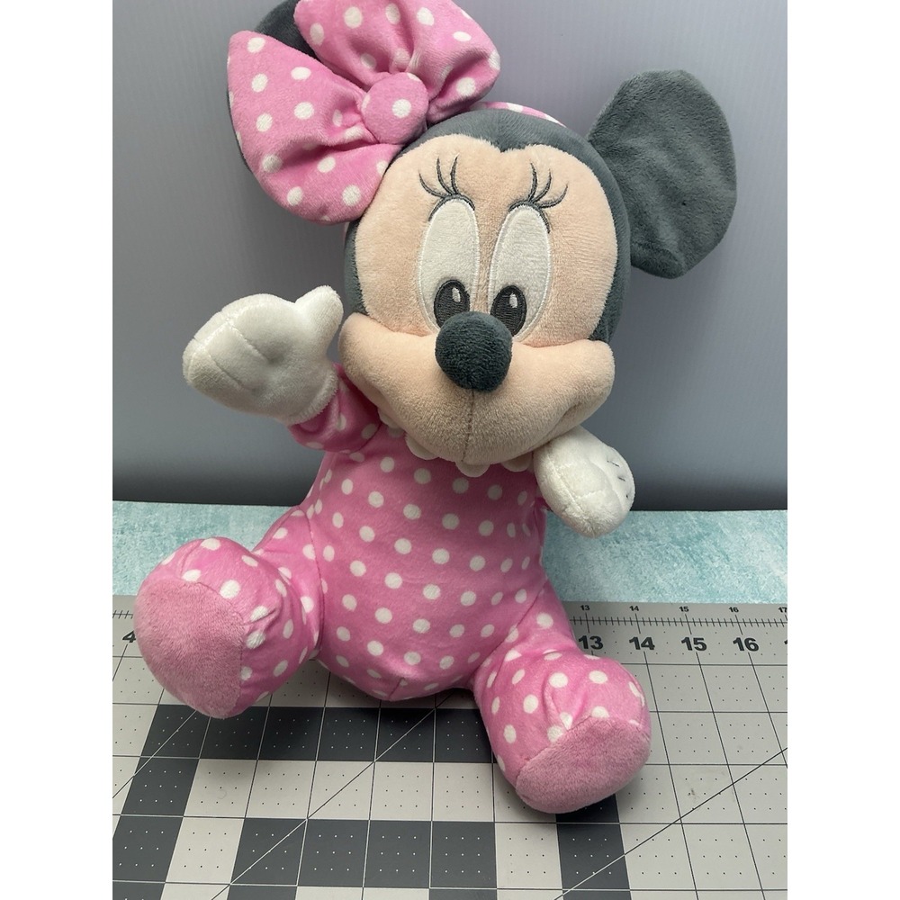 Vintage Disney Babies Plush Baby Minnie Mouse Stuffed Animal 13"